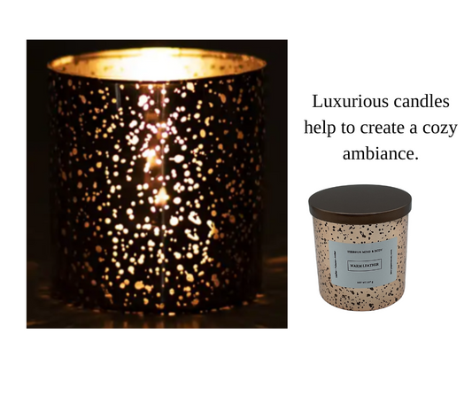 8 oz Hand-Poured Soy Wax Candle – Elegant Copper Ja