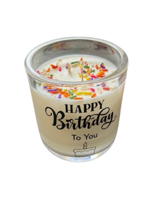 Birthday Cake Soy Candle – 10 oz Jar | Phthalate-Free