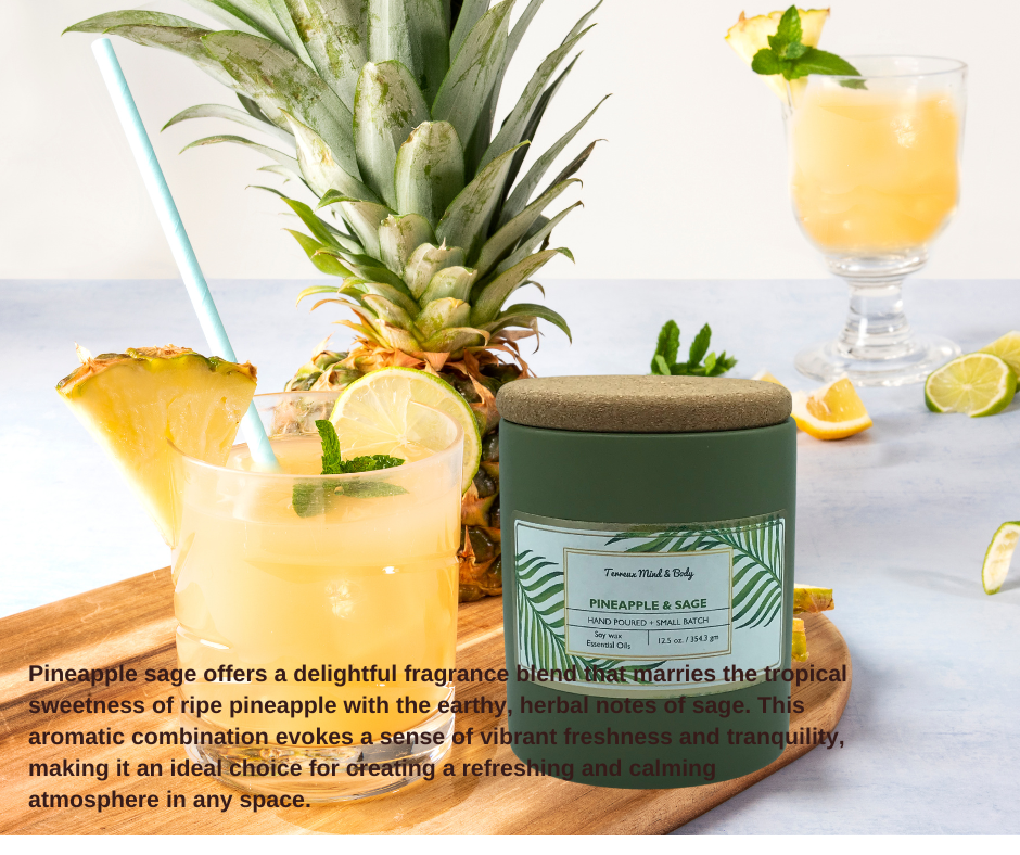 Rosemary Sage Candle – 12 oz Ceramic Jar