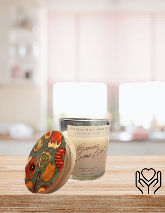Banana Crème Noel – Holiday Soy Candle (8.5 oz