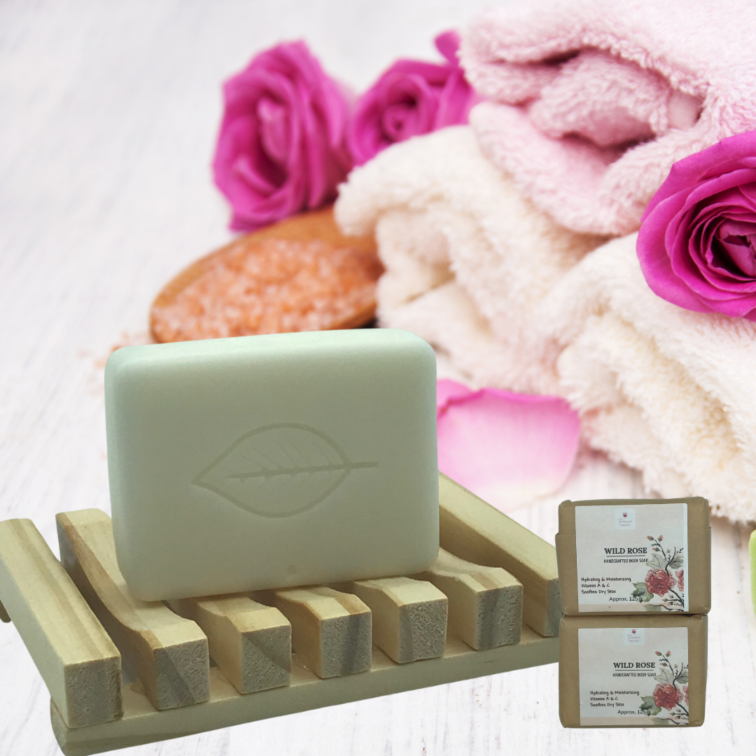 Natural Coco-Mango Butter Soap-Handmade, Vegan, 125g Bars, Pack of 3 | Terreux Mind