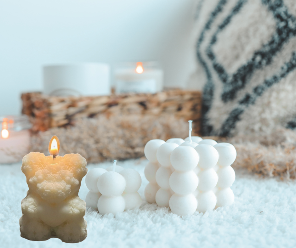 Sculptural Pillar Candles – 100% Natural 3 Styles