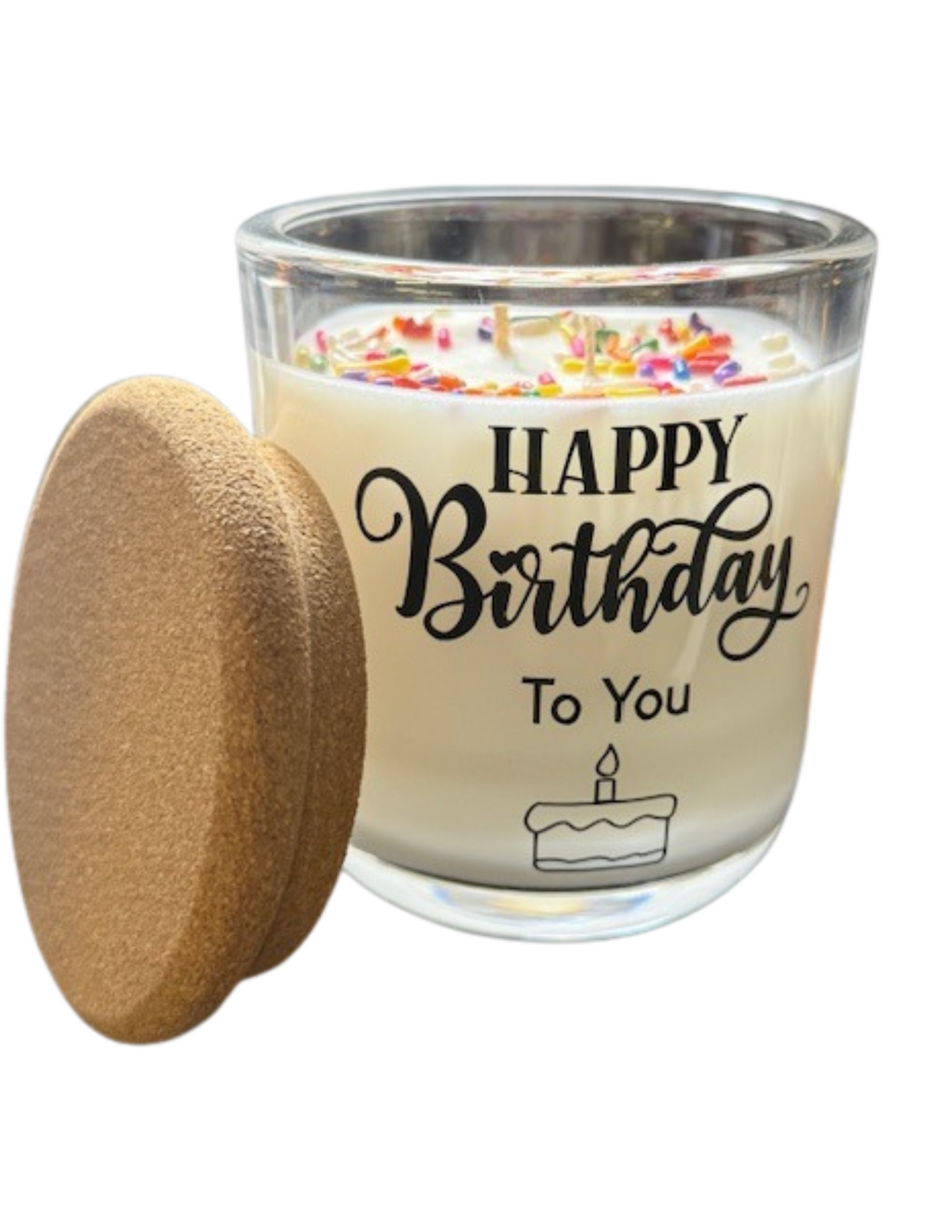 Birthday Cake Soy Candle – 10 oz Jar, Phthalate-Free