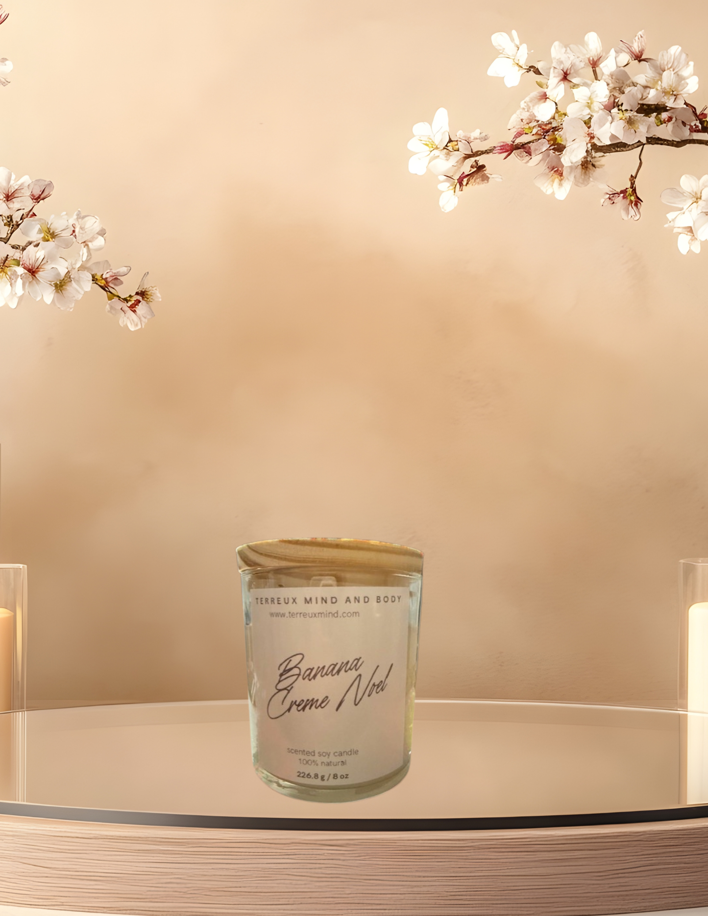 Banana Crème Noel – Holiday Soy Candle (8.5 oz